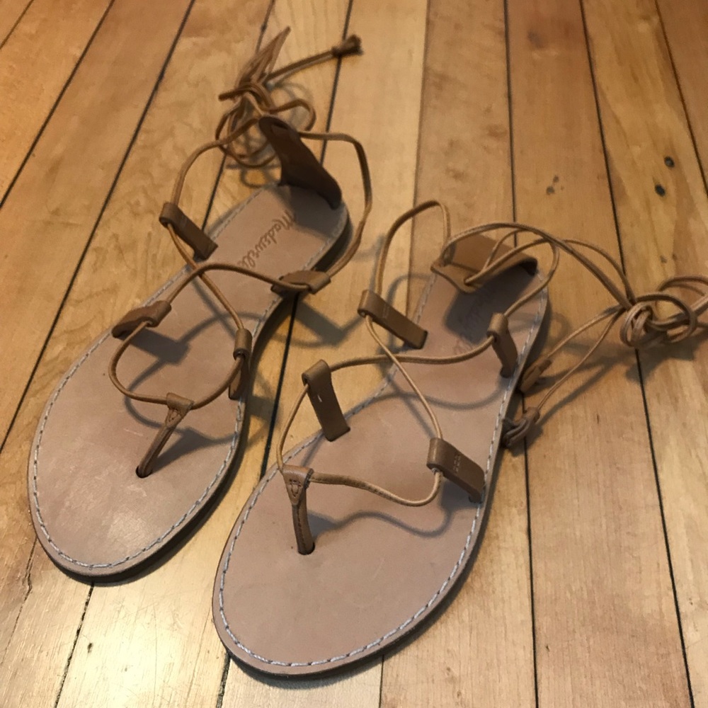 Madewell The Boardwalk Lace Up Sandal